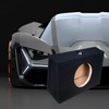 Audiotek CA-12SME 12" inch Single Angle Sealed Hatchback Box Sub