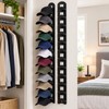 Wall-Mounted Baseball Cap Organizer for Hat Storage – Multi-Layer ABS
