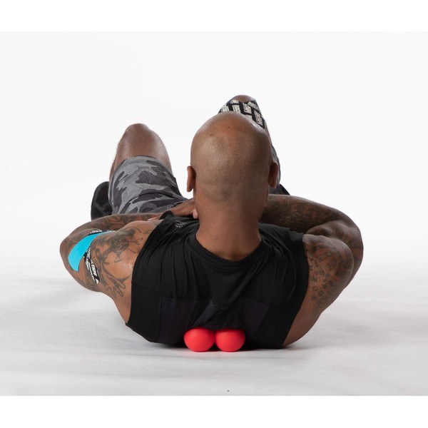 RockBalls Infinity Dual-Action Fused Massage Balls, Relief for Sore Muscles & Joints, Roll Down Spine, or Pinch & Squeeze Muscles in Tricky Areas