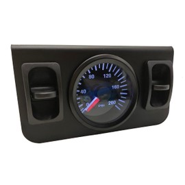 Dual Needle Air Gauge with Paddle Switch for Air Pressure Control of Air Suspension Kit (Paddle Valve)