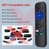 【Pack of 2】 Replacement for Roku-TV-Remote, Compatible for TCL Roku/Hisense
