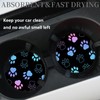 Absorbent Car Coasters for Cup Holders, 2 Pack Universal Neoprene