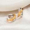 LILIE&WHITE Women's Earrings in Gold and Silver, Modern Design, Gold