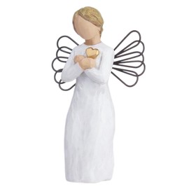 NIWUSUO Remembrance Angel Prayer Figurine, Memorial Healing Sculpture (Remembrance Angel)