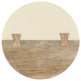 Coasters Set of 4 – 4" x 4" Heat-Resistant Drink Coasters for Dining Table Set – Modern, Farmhouse & Boho Decor – Protects Surfaces from Spills & Heat – Kitchen & Dining Room Table Accessories