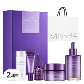 Missha Time Revolution Night Repair 2-piece special set 5X 2 sets / 미샤 타임 레볼루션 나이트리페어 2종 기획세트 5X 2세트