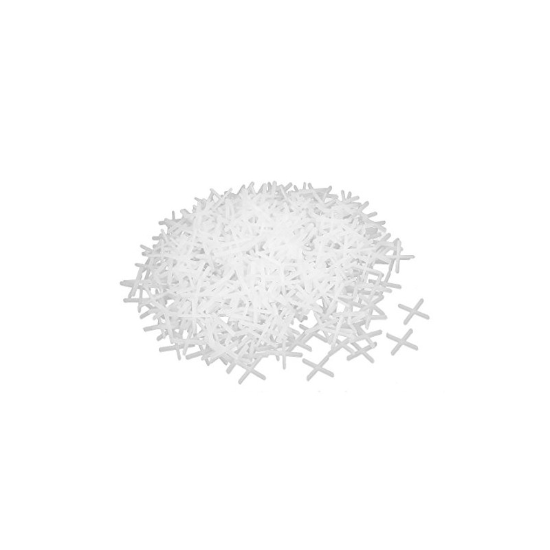 Sourcingmap Wall Floor Tile Plastic Cross Spacer 1.5mm White 1000pcs