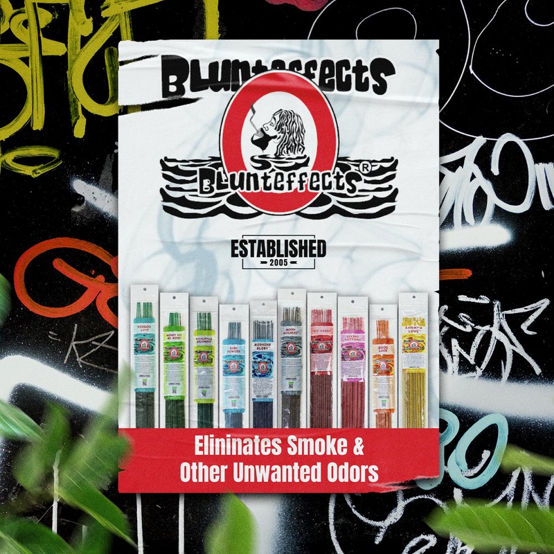 Blunteffects Incense Sticks - 15 Hand Dipped Assorted scents 12