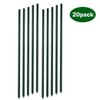 EcoStake 20 Pcs 48inch Plant Stakes, 5/16 Inch Dia Garden