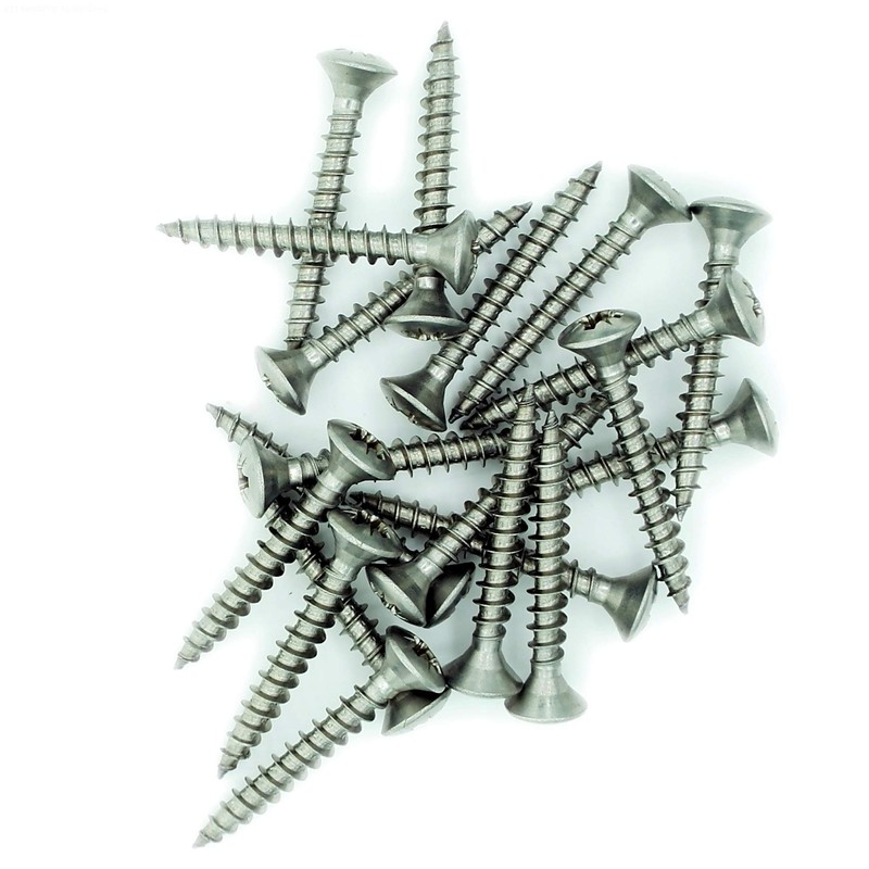 No.4 x 1 (3mm x 25mm) Pozi Raised Countersunk Chipboard