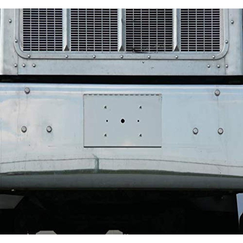 RoadWorks Stainless Steel Hinged Tow Pin Cover with Holes for