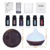 Muyunso Difusor Aromaterapia, 500 Ml Difusor Para Aceites Blanco