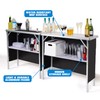 GoPong GoBar Portable Double Bar Table Set - Mobile Bartender