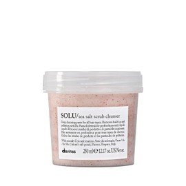 Davines SOLU Sea Salt Scrub Cleanser | Exfoliante de sal marina para cuero cabelludo | 250 ml