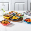 HENXFEN LEAD Boho Ceramic Square Bowls – 20 oz Colorful