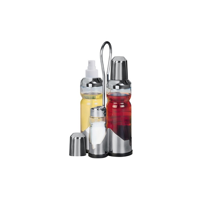 Fackelmann Vinegar and Oil Sprayer S+P Shaker Rustproof Set Box