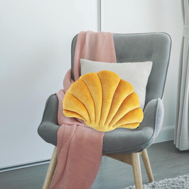 Seashell Pillow Soft Plush Seashell Throw Pillow Soft Sea Shell