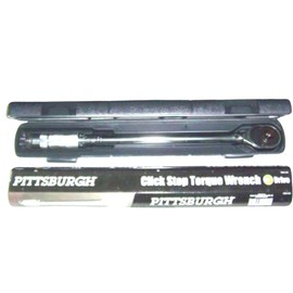 3/8 inch Drive Click Stop Torque Reversible Wrench with Carrying Case and Torque Range: 5 to 80 ft. lbs. by Go Outdoor by Go Outdoor
