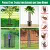 UQM Tree Trunk Protector, 12 Pcs Metal Tree Guards Trunk