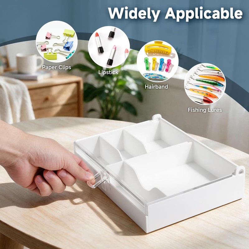 Bandage Organizer with Lid, First Aid Bandage and Tapes Storage