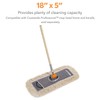 Coastwide Professional CW56752 Cut-End Dust Mop Head, Cotton, 18 x