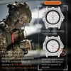 findtime Solar Powered Watches for Men 5ATM Waterproof Diving LED