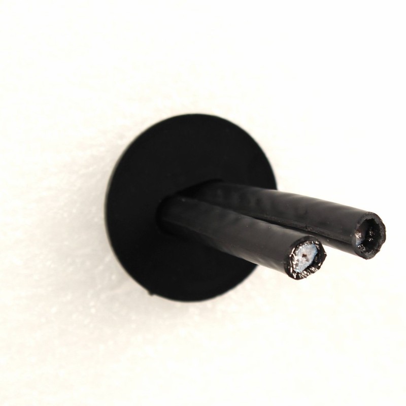 Skywalker Dual Feed-Through Cable Bushings 100 Pieces (Black)