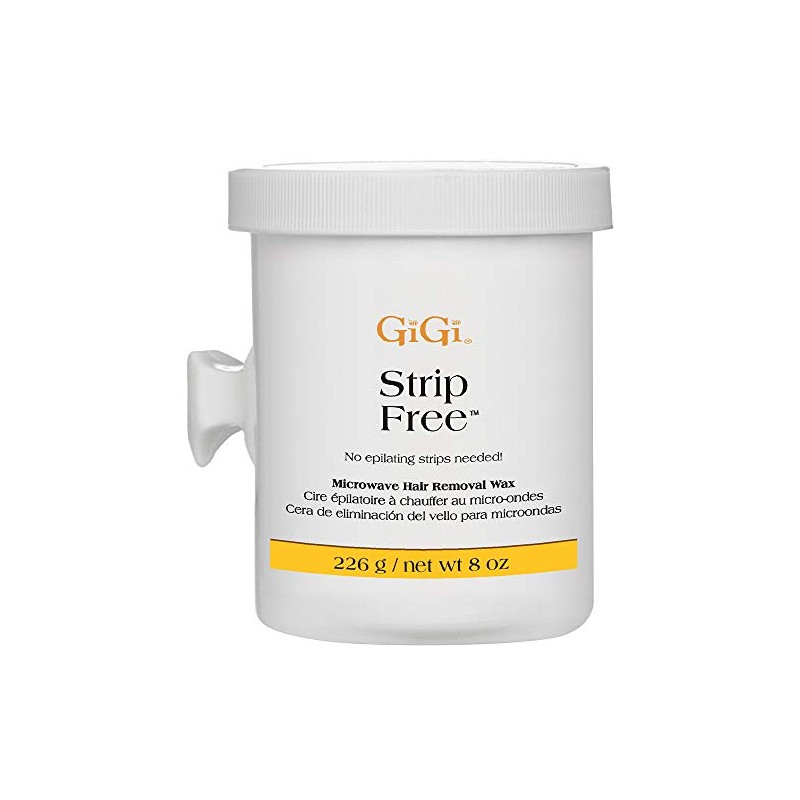 GiGi Strip Free Microwave Formula Hair Removal Wax, 8 oz