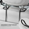 Universal Metal Car Cowboy Hat Holder, Seat-Back Rack for Cars,