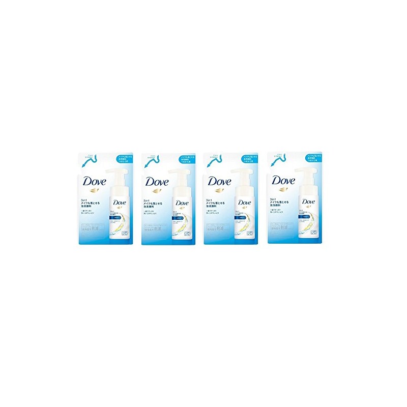 Dove Dove 3-in-1 Makeup Remover Foaming Facial Cleanser Refill, 4.2