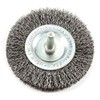 Forney 72254 Wire Wheel Brush, Coarse Crimped with 1/4" Round