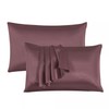 Black Horse Silk Satin Pillow Cases 2 Pack BLUSH-PINK, Silky