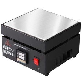 Vevitts 110V 850W LED Digital Electric Hot Plate, 30-400°C Soldering Preheating Station for PCB SMD LED Rework Lab