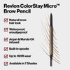 Revlon ColorStay Micro Eyebrow Pencil with Built In Spoolie Brush,