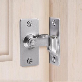 WANLIAN 90-Degree Door Fastener Lock Shift Door Lock Button Push Pull Button Door Latch Special Door Lock Button