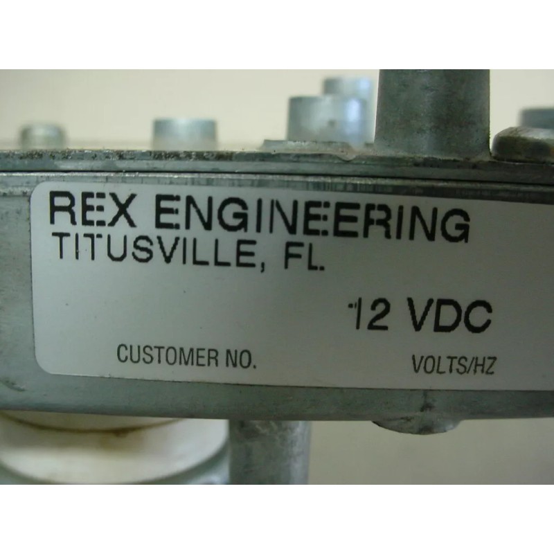 Rex Engineering 12 volt dc gearmotor 16 rpm reversible