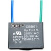 HQRP Ceiling Fan Capacitor CBB61 8uf 2-Wire plus HQRP Coaster