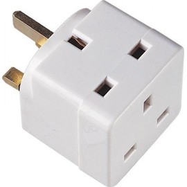 Eagle 13 A 2-Way Block Socket Splitter Mains Adaptor