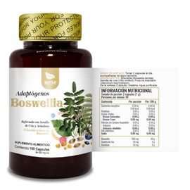 NATSA Boswellia 100 Cápsulas 900 mg por Porción con Semilla de Uva