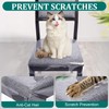 EupHHonycs 6 Pack Large Plastic Chair Covers for Dining Room