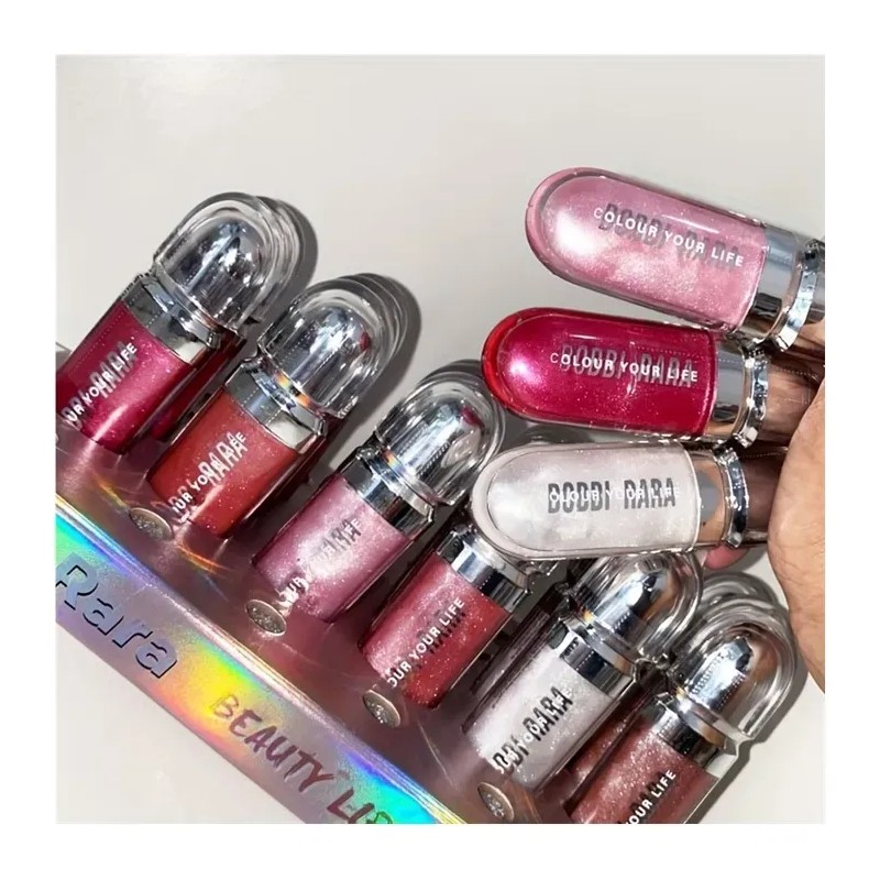 Pintalabios,6 Gloss Luminiscente Con Purpurina Hidratante