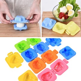 GAESHOW Boiled Egg Mould, Onigiri Mould Cartoon Cute Rice Mould, 3D Cartoon Egg Shaper Bento Sushi Rice DIY Kitchen Tool for Kids, Bento Accessories for Home, Schools, Nursery and Outdoor Camping