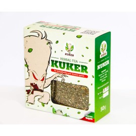 KUKER Immune Support Tea with Thyme Tea Bags, Herbal Tea for Immunity Support, Healthy Drinks w/Dried Herbs Rosehip Tea & Basil Tea Coriander, Organic Loose Leaf Tea, Nettle & Lavender Tea Bags, 50g