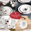 Safdie & Co. - Scarlet Plates and Bowls Sets, Modern