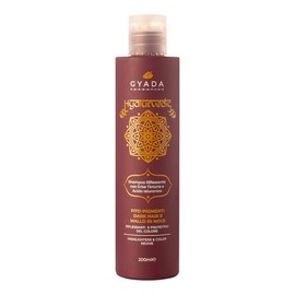 GYADA COSMETICS, Hyalurvedic Dark Hair Shampoo, Protective and Brightening Effect on Brown and Dark Shades, Based on Hyaluronic Acid and Ayurvedic Herbs, 200 ml