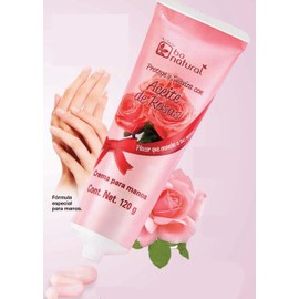 ARABELA BO NATURAL CREMA CON ACEITE DE ROSA MOSQUETA PARA MANOS, CODOS, TALONES Y RODILLAS 120g