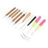12pcs Dreadlocks Tool Set Dreadlocks Crochet Hook Hair Locking Tool