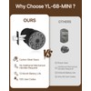 Electronic Deadbolt Door Lock, Keyless Entry Door Knob with Keypad,
