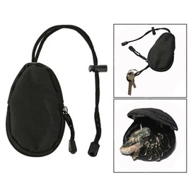 OFKPO Mini key bag made of Oxford fabric, portable key case with stainless steel key ring, Oxford fabric