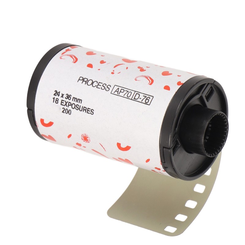 Black White Print Film Professional 18 Exposures 200 Degree Light